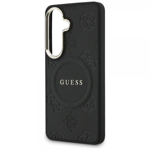 Guess Samsung Galaxy S26 Cover Saffiano Peony MagSafe Sort