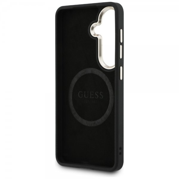 Guess Samsung Galaxy S26 Cover Saffiano Peony MagSafe Sort