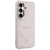 Guess Samsung Galaxy S26 Plus Cover Saffiano Peony MagSafe Lyserød