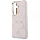Guess Samsung Galaxy S26 Plus Cover Saffiano Peony MagSafe Lyserød