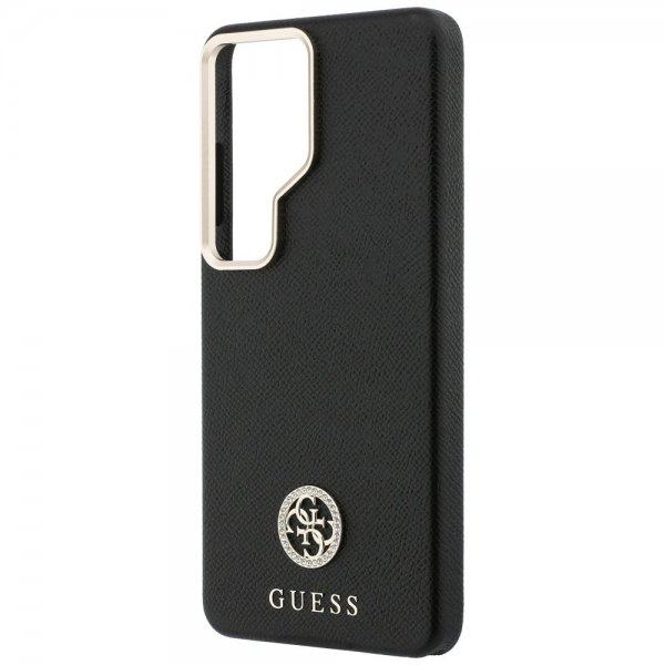 Guess Samsung Galaxy S26 Ultra Cover Rhinestone Logo MagSafe Sort