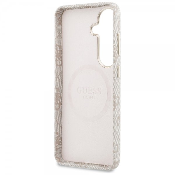 Guess Samsung Galaxy S26 Cover 4G Triangle MagSafe Lyserød