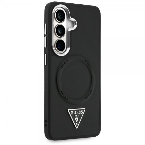Guess Samsung Galaxy S26 Cover Triangle Logo Embossed MagSafe Sort