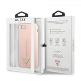 Guess iPhone 7/8/SE Cover Metal Triangle Rosa