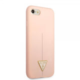 Guess iPhone 7/8/SE Cover Metal Triangle Rosa