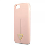 Guess iPhone 7/8/SE Cover Metal Triangle Rosa