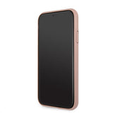 Guess iPhone 11 Cover Metal Logo Rosa