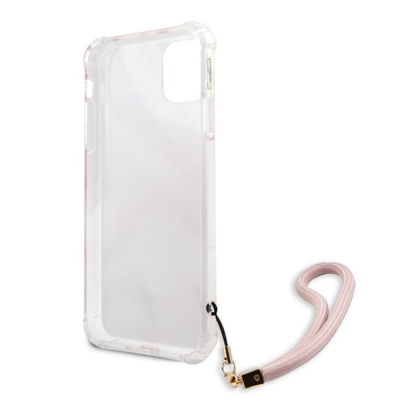 Guess iPhone 11 Cover Marble Rosa