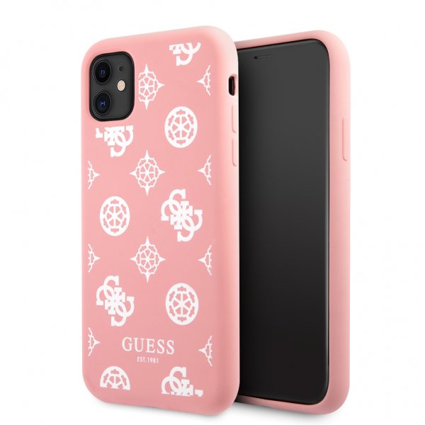 Guess iPhone 11 Cover Peony Rosa
