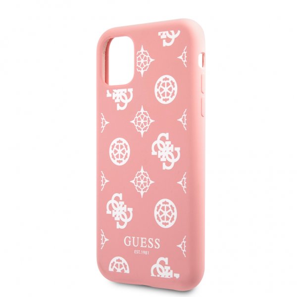 Guess iPhone 11 Cover Peony Rosa