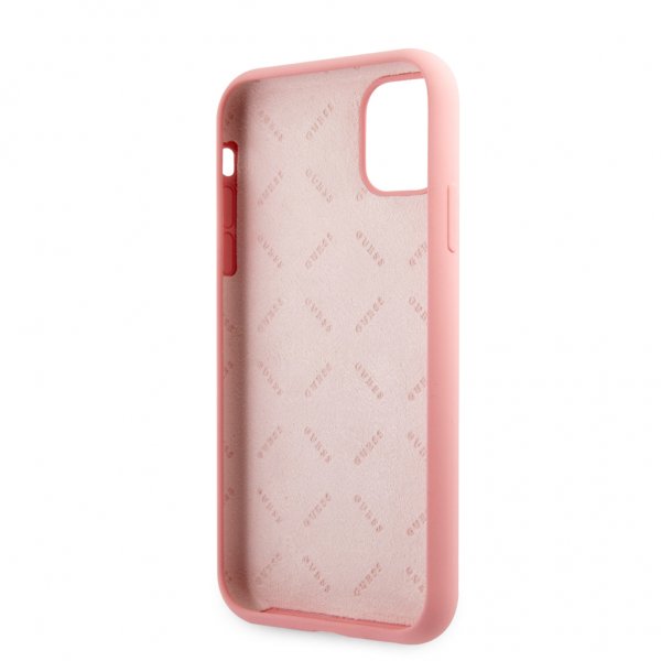 Guess iPhone 11 Cover Peony Rosa