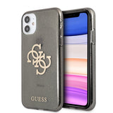 Guess iPhone 11 Cover Full Glitter Sort