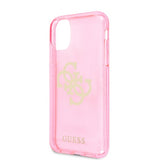 Guess iPhone 11 Cover Full Glitter Rosa