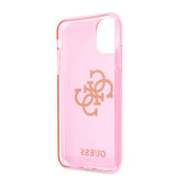 Guess iPhone 11 Cover Full Glitter Rosa
