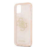 Guess iPhone 12 Pro Max Cover Full Glitter Guld