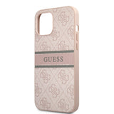 Guess iPhone 12/iPhone 12 Pro Cover Printed Stripe Rosa