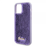 Guess iPhone 12/iPhone 12 Pro Cover Sequin Lilla