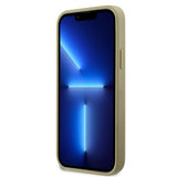 Guess iPhone 12/iPhone 12 Pro Cover Perforated Glitter Guld