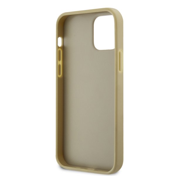 Guess iPhone 12/iPhone 12 Pro Cover Perforated Glitter Guld