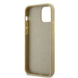 Guess iPhone 12/iPhone 12 Pro Cover Perforated Glitter Guld