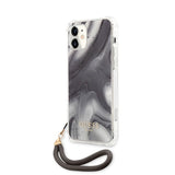 Guess iPhone 12 Mini Cover Marmor Grå