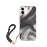 Guess iPhone 12 Mini Cover Marmor Grå