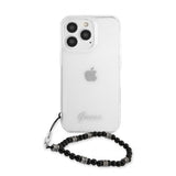 Guess iPhone 13 Pro Cover Pearl Handle Script Logo Sort