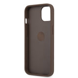 Guess iPhone 13 Skal Ring Stand Brun