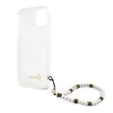 Guess iPhone 13 Cover Pearl Handle Script Logo Hvid