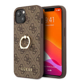 Guess iPhone 13 Mini Skal Ring Stand Brun
