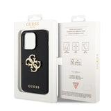 Guess iPhone 15 Pro Cover Perforated Glitter Sort