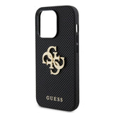 Guess iPhone 15 Pro Cover Perforated Glitter Sort