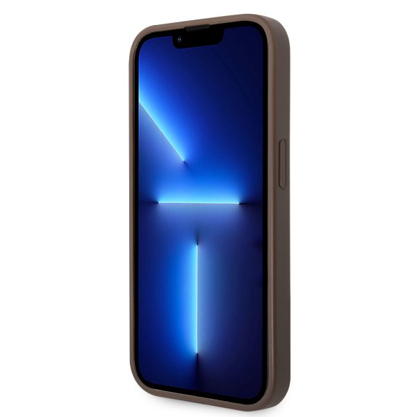 Guess iPhone 15 Pro Max Cover 4G Logo Brun
