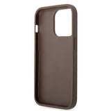 Guess iPhone 15 Pro Max Cover 4G Logo Brun