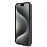 Guess iPhone 15 Pro Max Cover 4G Logo Grå
