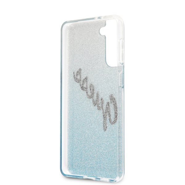 Guess Samsung Galaxy S21 Plus Cover Vintage Blå