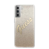 Guess Samsung Galaxy S21 Plus Cover Vintage Guld