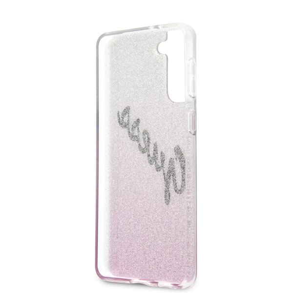 Guess Samsung Galaxy S21 Plus Cover Vintage Pink