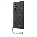 Guess Samsung Galaxy S22 Ultra Cover 4G Charms Grå
