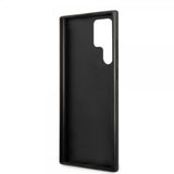 Guess Samsung Galaxy S22 Ultra Cover Saffiano Metal Logo Sort