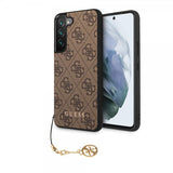 Guess Samsung Galaxy S22 Plus Cover 4G Charms Brun