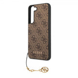 Guess Samsung Galaxy S22 Plus Cover 4G Charms Brun
