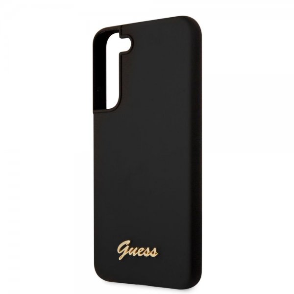 Guess Samsung Galaxy S22 Plus Cover Script Metal Logo Sort