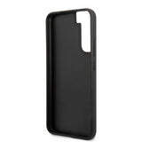 Guess Samsung Galaxy S22 Plus Cover Saffiano Metal Logo Rosa