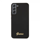 Guess Samsung Galaxy S22 Cover Script Metal Logo Sort