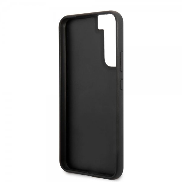 Guess Samsung Galaxy S22 Cover Saffiano Metal Logo Rosa