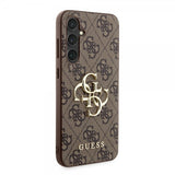 Guess Samsung Galaxy S23 FE Cover 4G Metal Logo Brun