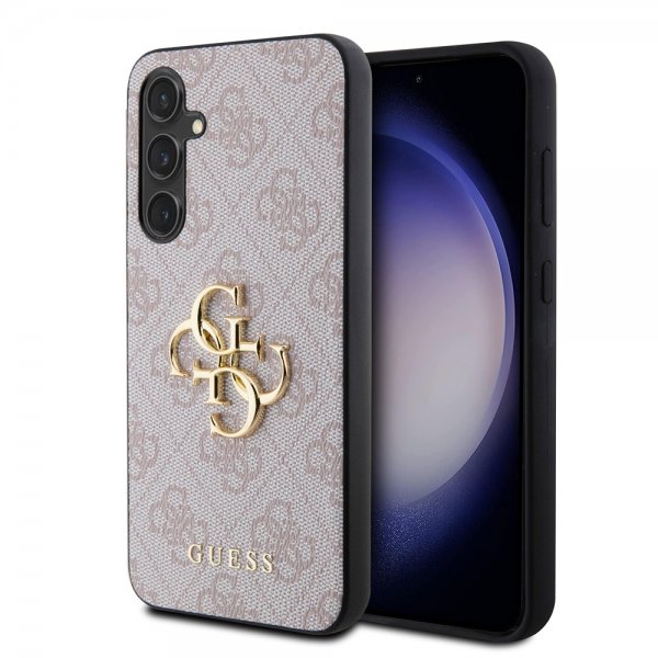 Guess Samsung Galaxy S23 FE Cover 4G Metal Logo Rosa