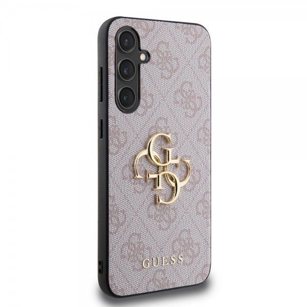 Guess Samsung Galaxy S23 FE Cover 4G Metal Logo Rosa