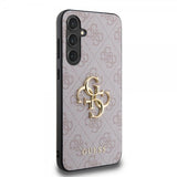 Guess Samsung Galaxy S23 FE Cover 4G Metal Logo Rosa